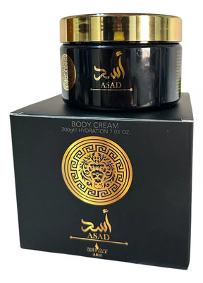 Kit Exclusivo Asad Lattafa Perfume Intense + Loção Facial Asad Lattafa Radiance Skin