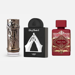 PROMOÇÃO COMPRE 1 LEVE 3 - Lattafa Khashabi, Lattafa Badee Al Oud Sublime, Lattafa Art of Arabia II - Oferta De Black Friday - 100ml cada